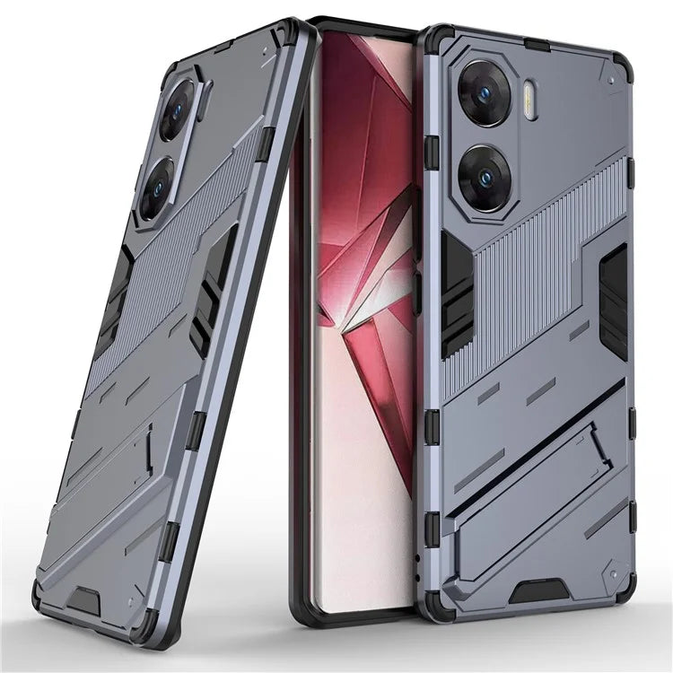 For vivo V29e (India) 5G Case Kickstand PC+TPU Phone Back Cover