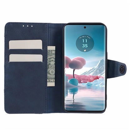 For Motorola Edge 40 Neo 5G Case Wallet Splicing PU Leather Phone Cover