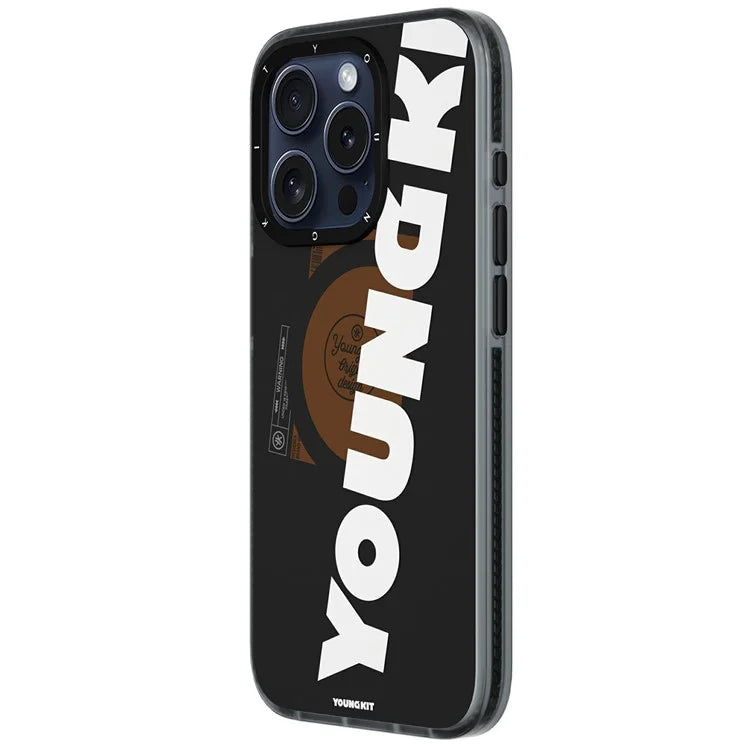 YOUNGKIT For iPhone 15 Pro TPU Case Compatible with MagSafe Drop-Proof IMD Phone Cover