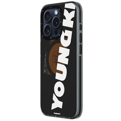 YOUNGKIT For iPhone 15 Pro TPU Case Compatible with MagSafe Drop-Proof IMD Phone Cover