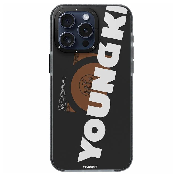YOUNGKIT For iPhone 15 Pro TPU Case Compatible with MagSafe Drop-Proof IMD Phone Cover