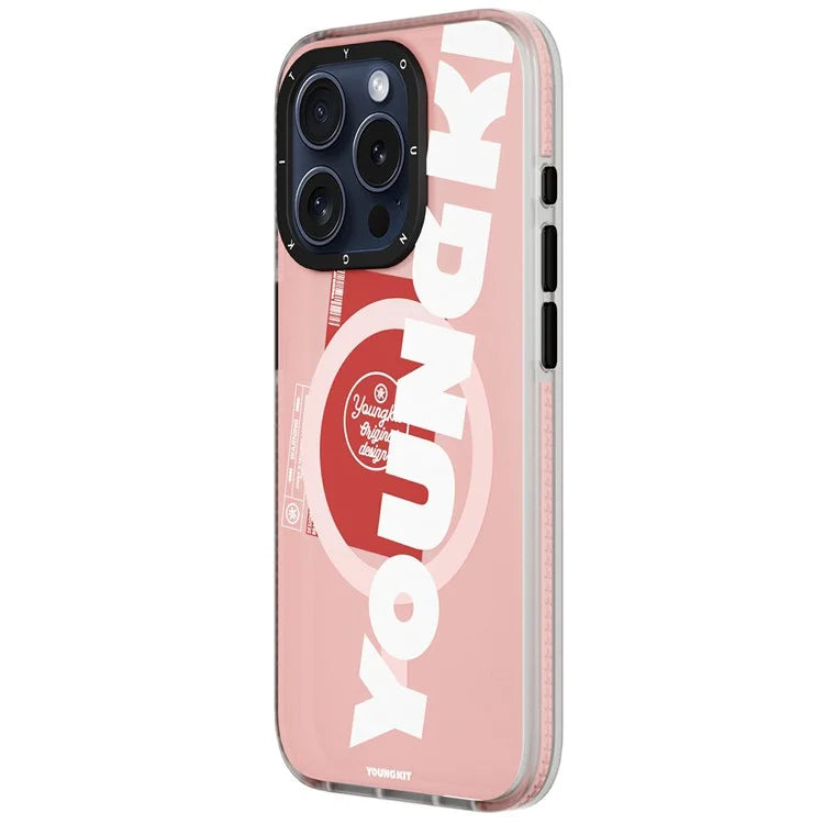 YOUNGKIT For iPhone 15 Pro TPU Case Compatible with MagSafe Drop-Proof IMD Phone Cover