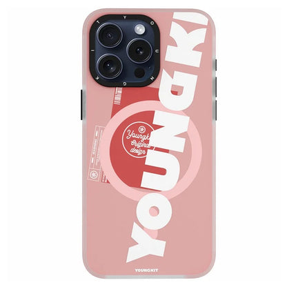 YOUNGKIT For iPhone 15 Pro TPU Case Compatible with MagSafe Drop-Proof IMD Phone Cover