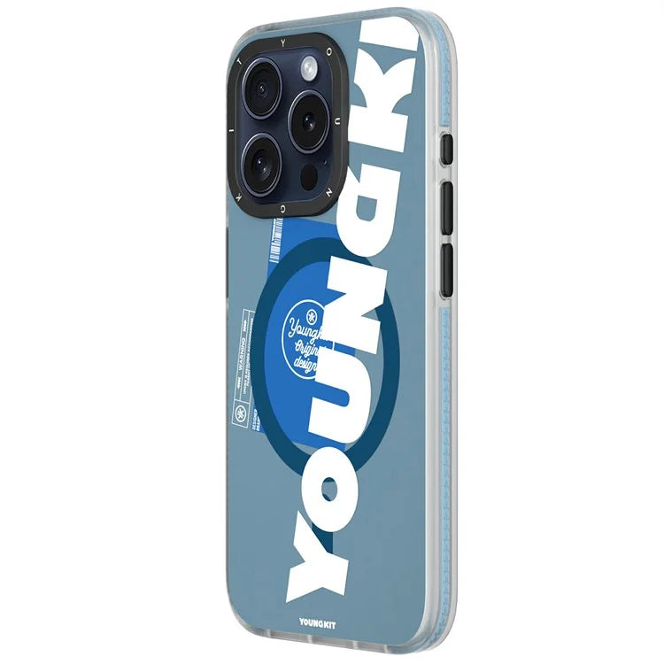YOUNGKIT For iPhone 15 Pro TPU Case Compatible with MagSafe Drop-Proof IMD Phone Cover