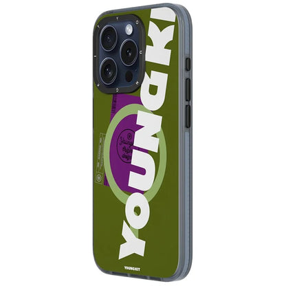 YOUNGKIT For iPhone 15 Pro TPU Case Compatible with MagSafe Drop-Proof IMD Phone Cover