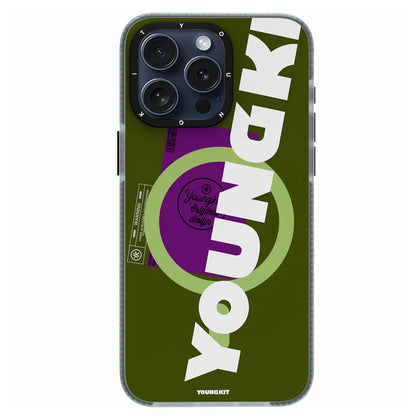 YOUNGKIT For iPhone 15 Pro TPU Case Compatible with MagSafe Drop-Proof IMD Phone Cover