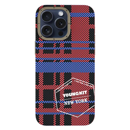 YOUNGKIT For iPhone 15 Pro Max Case Compatible with MagSafe 600D Aramid Fiber Phone Case