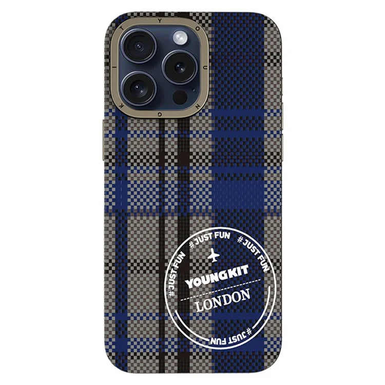 YOUNGKIT For iPhone 15 Pro Max Case Compatible with MagSafe 600D Aramid Fiber Phone Case