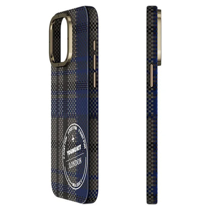 YOUNGKIT For iPhone 15 Pro Max Case Compatible with MagSafe 600D Aramid Fiber Phone Case