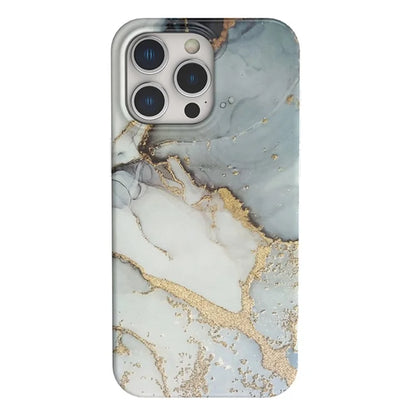 For iPhone 15 Pro Case GW18 IMD Marble Pattern PC+TPU Phone Cover
