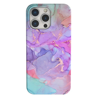 For iPhone 15 Pro Case GW18 IMD Marble Pattern PC+TPU Phone Cover
