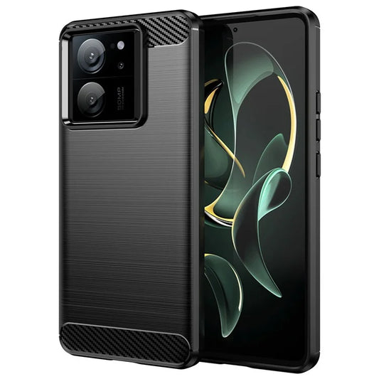 TPU Shell for Xiaomi 13T / 13T Pro Case Carbon Fiber Texture Phone Cover