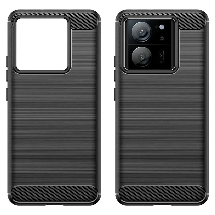 TPU Shell for Xiaomi 13T / 13T Pro Case Carbon Fiber Texture Phone Cover