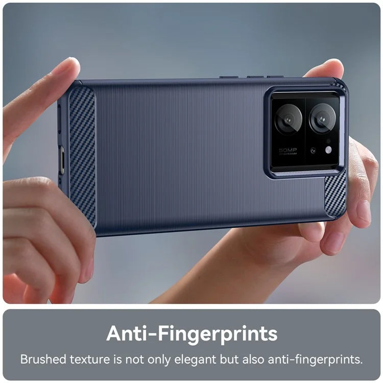 TPU Shell for Xiaomi 13T / 13T Pro Case Carbon Fiber Texture Phone Cover