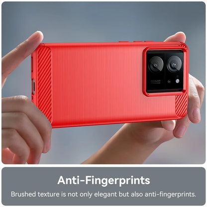 TPU Shell for Xiaomi 13T / 13T Pro Case Carbon Fiber Texture Phone Cover