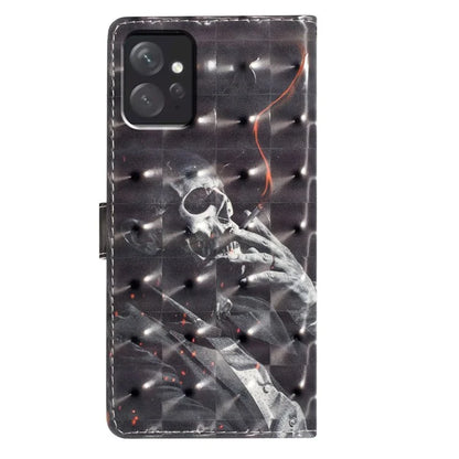 For Xiaomi Redmi Note 12 4G Case Wallet PU Leather 3D Pattern Printed Phone Cover
