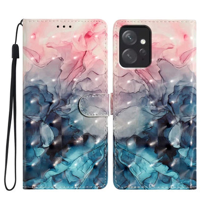 For Xiaomi Redmi Note 12 4G Case Wallet PU Leather 3D Pattern Printed Phone Cover