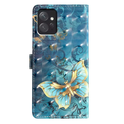 For Xiaomi Redmi Note 12 4G Case Wallet PU Leather 3D Pattern Printed Phone Cover