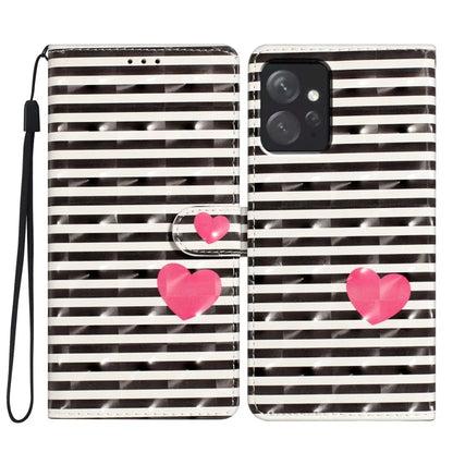 For Xiaomi Redmi Note 12 4G Case Wallet PU Leather 3D Pattern Printed Phone Cover