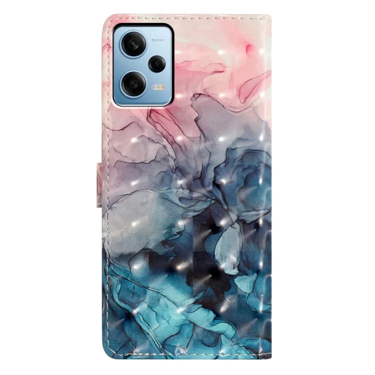 For Xiaomi Poco X5 5G / Xiaomi Redmi Note 12 5G (China) / (Global) / (India) Case PU Leather Pattern Print Phone Cover