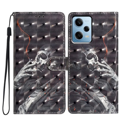 For Xiaomi Poco X5 5G / Xiaomi Redmi Note 12 5G (China) / (Global) / (India) Case PU Leather Pattern Print Phone Cover
