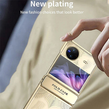 For vivo X Flip Case Slim Fit Hard PC Wing Frame Design Back Phone Cover