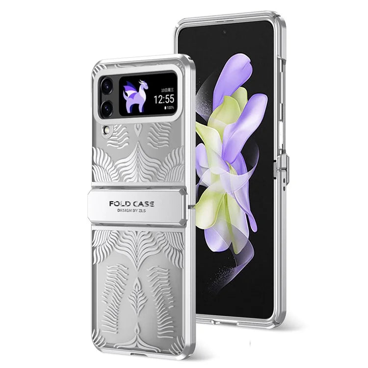 For Samsung Galaxy Z Flip3 5G Case Wing Frame Design Anti-Drop PC Phone Cover