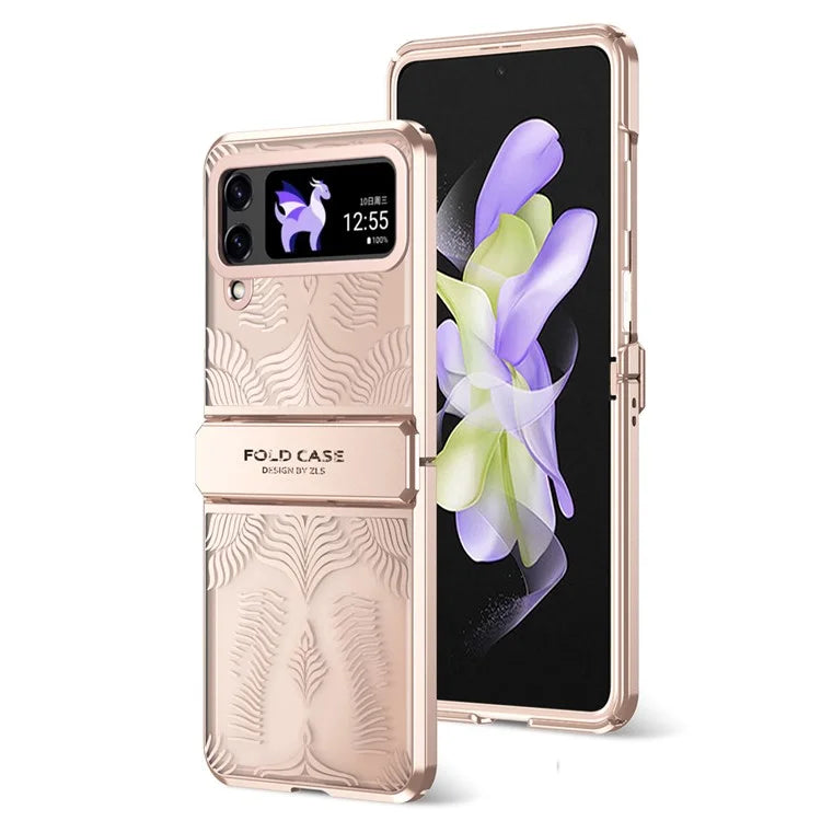 For Samsung Galaxy Z Flip3 5G Case Wing Frame Design Anti-Drop PC Phone Cover