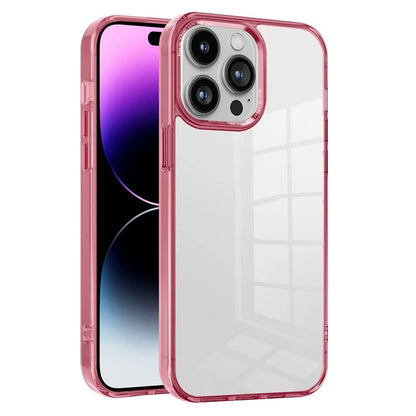 For iPhone 14 Pro Max Case Shockproof Transparent PC+TPU Phone Cover