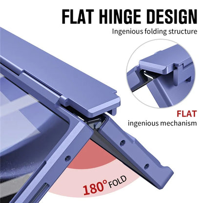 For Samsung Galaxy Z Fold5 5G Case Hinge Protection PC Phone Cover with Screen Protector / Stylus Pen