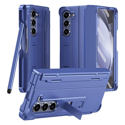 For Samsung Galaxy Z Fold5 5G Case Hinge Protection PC Phone Cover with Screen Protector / Stylus Pen