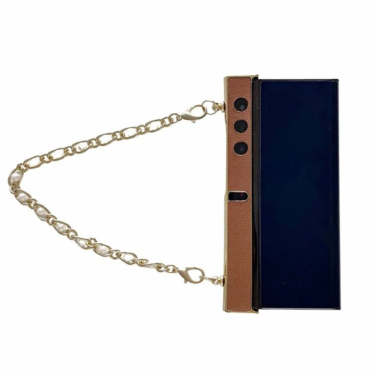 For Honor V Purse Case Hand Chain Bracelet PC+PU Phone Cover