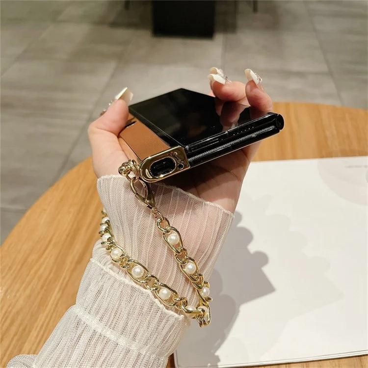 For Honor V Purse Case Hand Chain Bracelet PC+PU Phone Cover