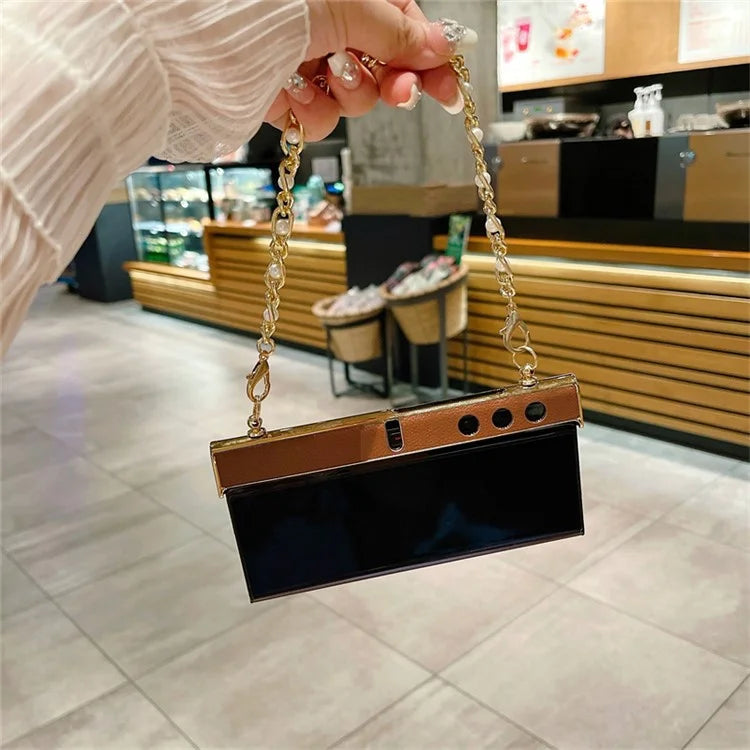 For Honor V Purse Case Hand Chain Bracelet PC+PU Phone Cover