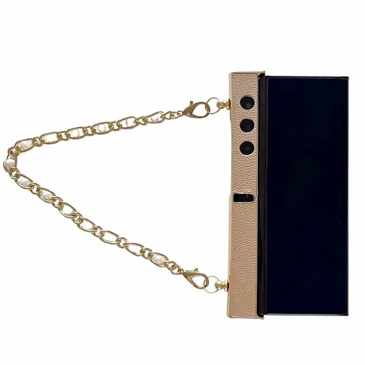 For Honor V Purse Case Hand Chain Bracelet PC+PU Phone Cover