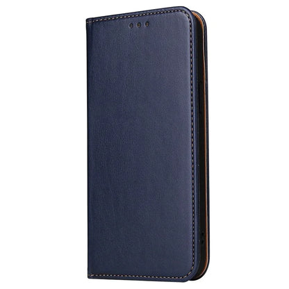 FIERRE SHANN For iPhone 15 Pro Case Magnetic Auto Closing PU Leather Phone Cover