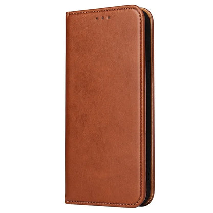 FIERRE SHANN For iPhone 15 Pro Case Magnetic Auto Closing PU Leather Phone Cover