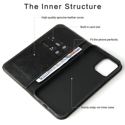 For iPhone 15 Pro Case PU Leather Stand Cell Phone Cover Wallet Tree Texture Shell