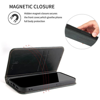 For iPhone 15 Plus Case Flip Cover PU Leather Stand Cell Phone Shell Wallet