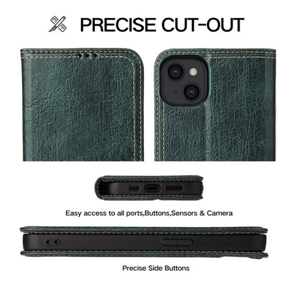 For iPhone 15 Plus Case Flip Cover PU Leather Stand Cell Phone Shell Wallet