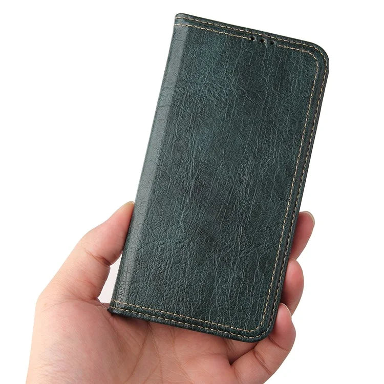 For iPhone 15 Plus Case Flip Cover PU Leather Stand Cell Phone Shell Wallet