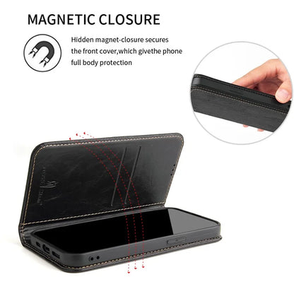 For iPhone 15 Plus Case Flip Cover PU Leather Stand Cell Phone Shell Wallet
