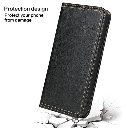 For iPhone 15 Plus Case Flip Cover PU Leather Stand Cell Phone Shell Wallet