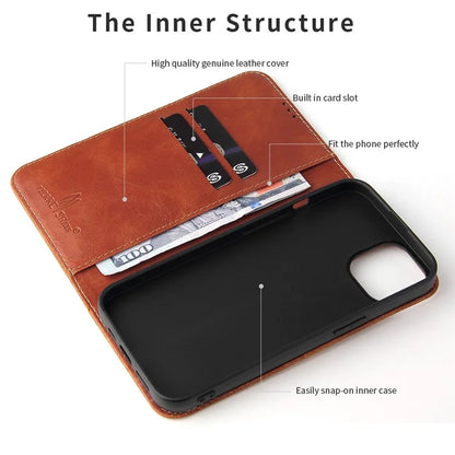 For iPhone 15 Plus Case Flip Cover PU Leather Stand Cell Phone Shell Wallet