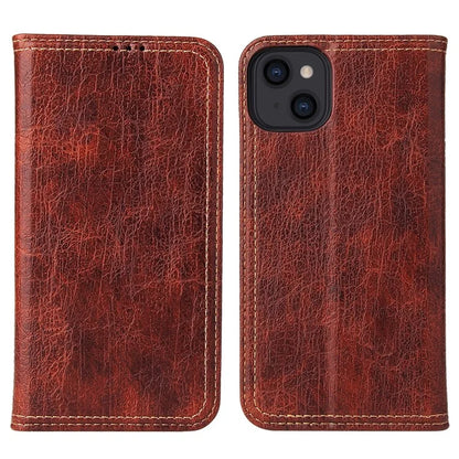 For iPhone 15 Plus Case Flip Cover PU Leather Stand Cell Phone Shell Wallet