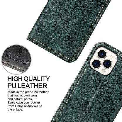 For iPhone 15 Pro Max Case Wallet Tree Texture PU Leather Stand Phone Cover