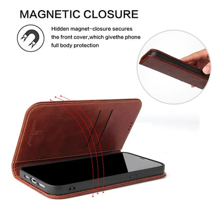 For iPhone 15 Pro Max Case Wallet Tree Texture PU Leather Stand Phone Cover