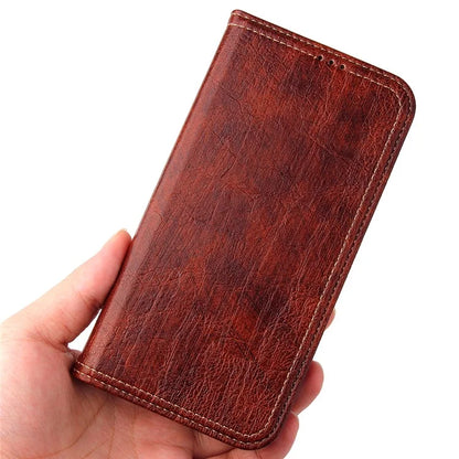 For iPhone 15 Pro Max Case Wallet Tree Texture PU Leather Stand Phone Cover