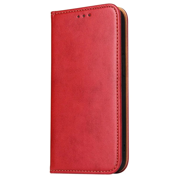 FIERRE SHANN For iPhone 15 Plus Case PU Leather Phone Cover Shockproof Phone Protector
