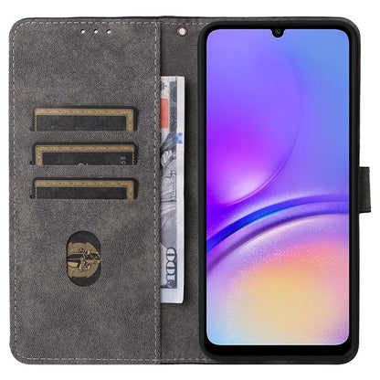 For Samsung Galaxy A05 4G Case PU Leather RFID Blocking Cover with Strap
